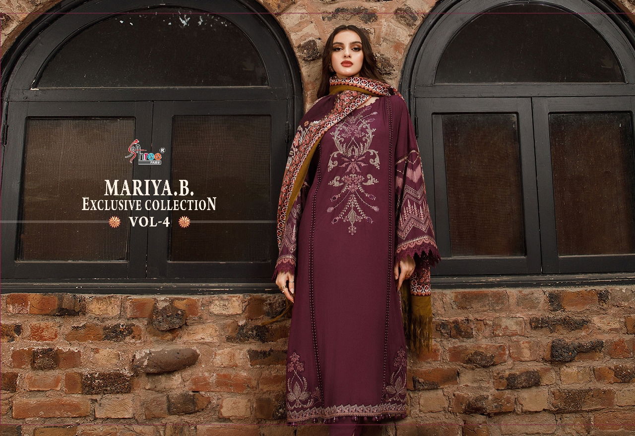 Maria B Exclusive Collection Vol 4 Printed Casual Wear Wholesale Pakistani Salwar Suits